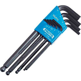 Proto J4996 9 Piece Round Head Hex Key Set - Metric J4996