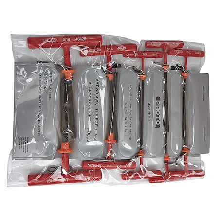 Set Hex Key T Handle 11PC-Teth MPN:J4968-TT