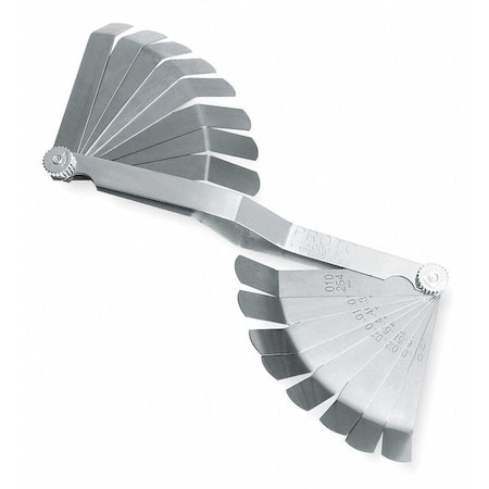 16 Blade Overhead Valve Feeler Gauge Set MPN:J000R
