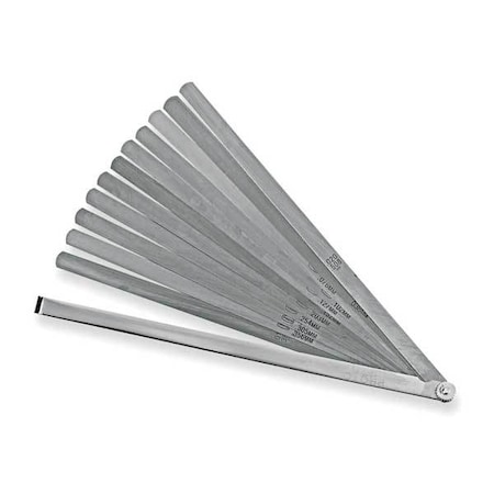 Feeler Gauge Set, 12 Blades, 12 In MPN:J000SL
