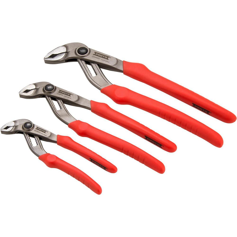 Plier Sets, Plier Type Included: Long Nose, Slip-Joint , Overall Length: 6 in , Handle Material: Ergonomic Comfort  MPN:84-212