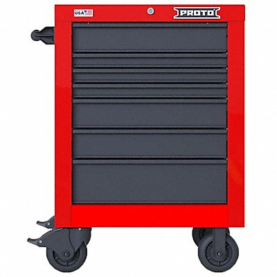 Rolling Tool Cabinet Red Heavy Duty MPN:JSTV2739RS07RG