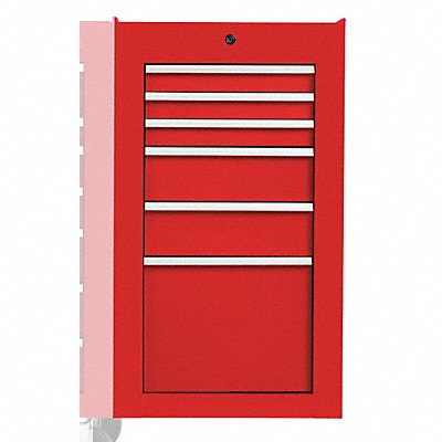 High Gloss Red Heavy Duty Side Cabinet MPN:J551934-6RD-SC