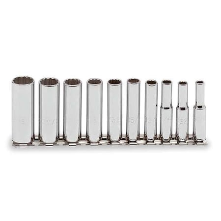 Set Skt 1/4 Dr 10 Pc 12 MPN:J47100