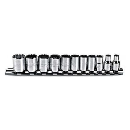 Set Skt 1/4 Dr 11 Pc 12METRIC MPN:J47201