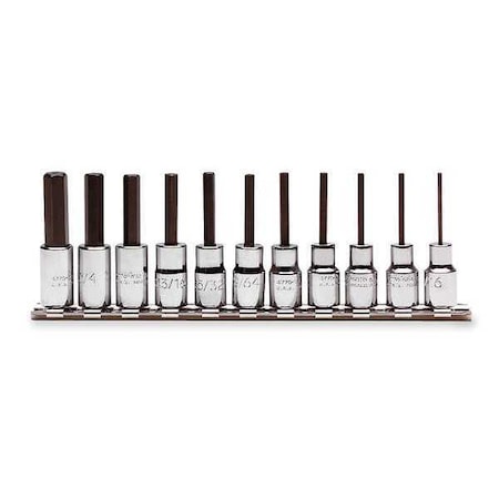 Set Hex Bit 1/4 Dr 11 Pc MPN:J4770-11