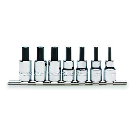 7PC. 3/8DR Hex Bit Metri MPN:J4990-MST