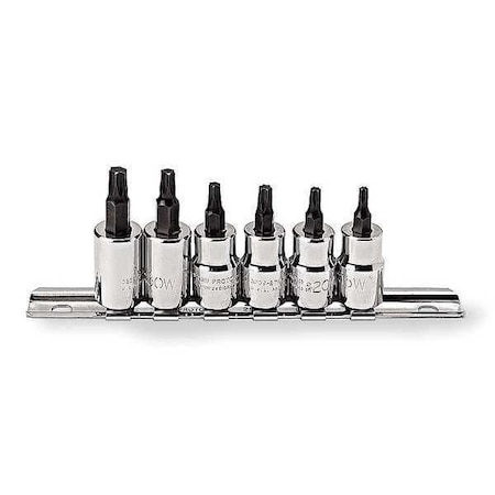 Set Torx Bit 3/8 Dr 6 Pc MPN:J5238C