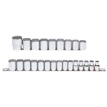 Set Skt 1/2DR 24PC 12PTM-Teth MPN:J54211-TT