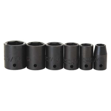 Set Skt Impact 1/4 Dr 6P MPN:J69102