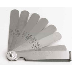 Proto J000A 9 Blade Standard Feeler Gauge Set 3-1/16