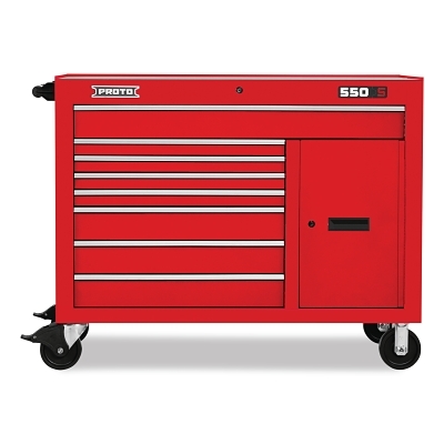 Proto Workstation 50 IN8 Drawer Gl Red MPN:J555041B-8RD-1S