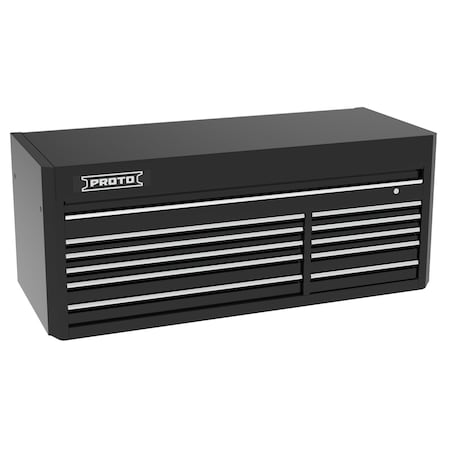 550 Series Top Chest, 10 Drawer, Black, Steel, 66 in W x 27 in D x 27 in H MPN:J556627B-10BK