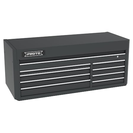 550 Series Top Chest, 8 Drawer, Dual Black, Steel, 66 in W x 27 in D x 27 in H MPN:J556627B-8DB