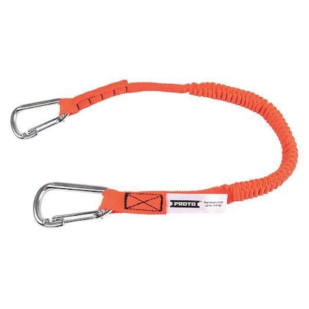 Tool Lanyard, 25 lb., 42 in, Orange MPN:JLAN25LBDSS