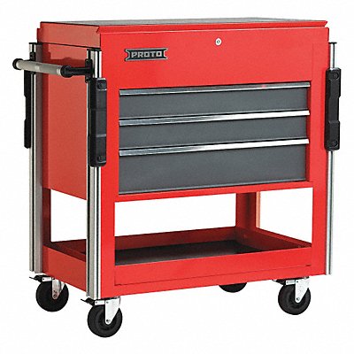 Rolling Cabinet 37 W 20 D 43 H Red MPN:JUC3743-3SG