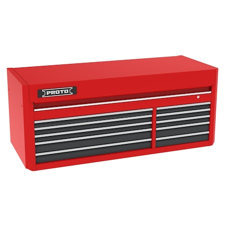 Proto Top Chest 66 In 10DRAWER Red/Grey MPN:J556627B-10SG