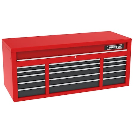 Proto Top Chest 67 In 10DRAWER Red/Gray MPN:J556727B-15SG