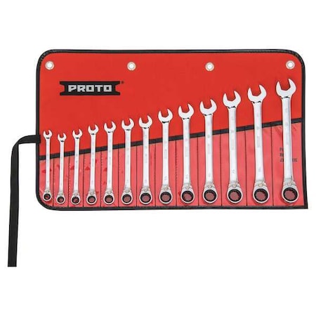 13PC Combo Reversible Ratcheting Wrench Metric MPN:JSCVMT-13S