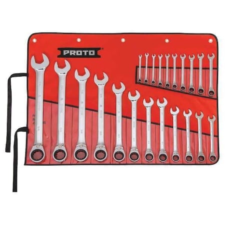 22 Pc Combo Reverse Ratchet Wrench 12 Pt Metric MPN:JSCVMT-22S
