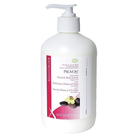 Moisturizing Hand & Body Lotion, 16oz Pump Bottle, PK12 MPN:4235-12