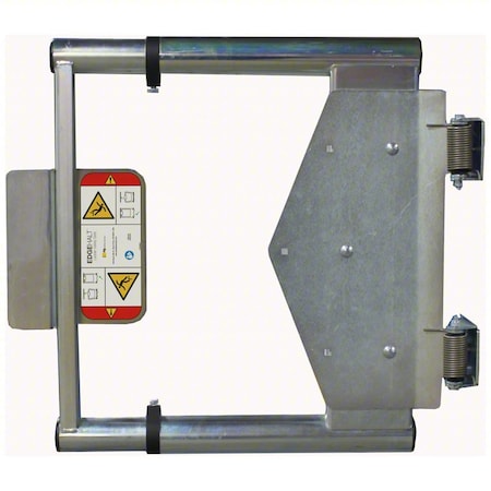 Pedestrian Safety Gate, Yellow, 24-1/4