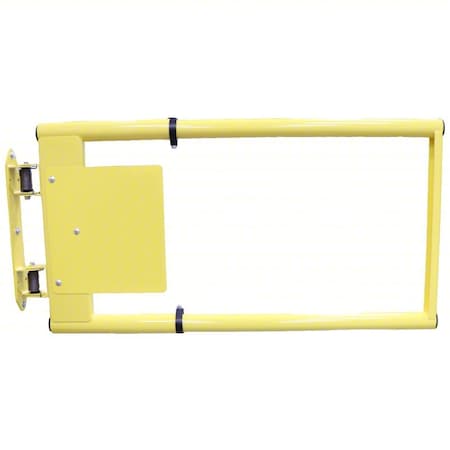 Pedestrian Safety Gate, Yellow, Steel, 24