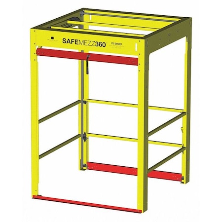 Safety Gate, 95 inx108 in, Yellow MPN:SMZMM100