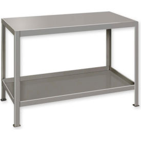 Pucel™ Stationary Machine Table W/ 2 Shelves 36