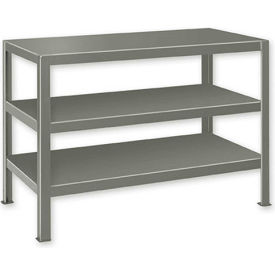 Pucel™ Stationary Machine Table W/ 3 Shelves 48
