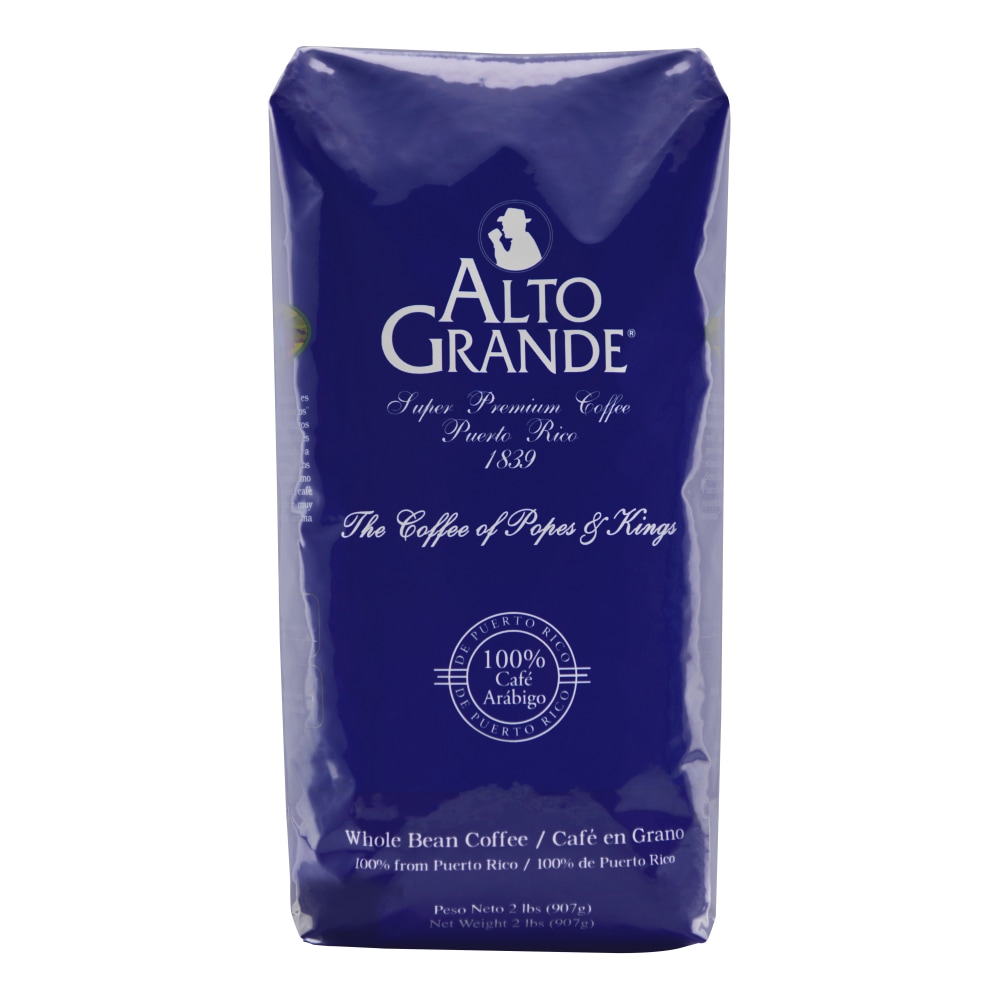 Alto Grande Whole Coffee, Medium-Dark Roast, 2 Lb Per Bag (Min Order Qty 3) MPN:901
