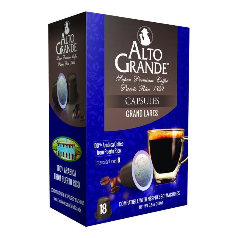 Alto Grande Single-Serve Coffee Pods, Classic Roast, Grand Lares, Carton Of 18 MPN:958