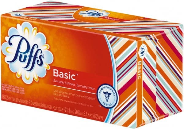 Case of (24) 180-Sheet Flat Boxes of White Facial Tissues MPN:PGC87611CT