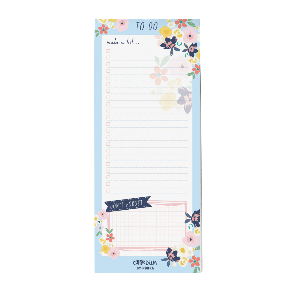 Pukka Pads Magnetic To Do List, Ditzy Floral, Pack 6 MPN:PUK9206CD