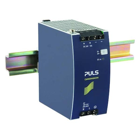 DC Power Supply, 100/120V AC; 200/240V AC, 24/28V DC, 240 W, 10 A, DIN Rail MPN:CS10.241