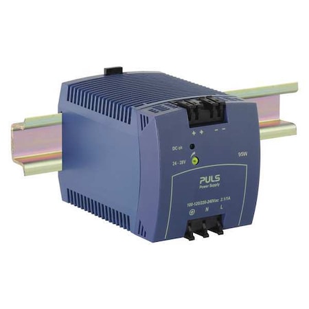 DC Power Supply, 100/120V AC; 200/240V AC, 24/28V DC, 95 W, 4 A, DIN Rail MPN:ML95.100
