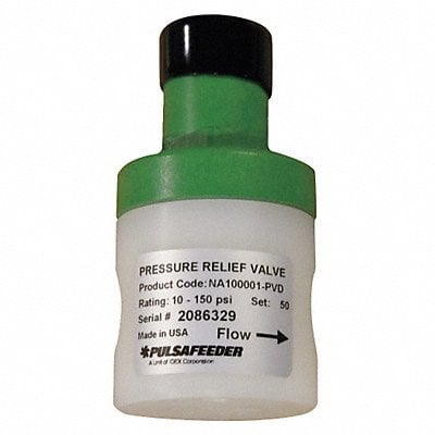 Valve Pressure Relief GPM 15 PVDF MPN:NA100001-PVD