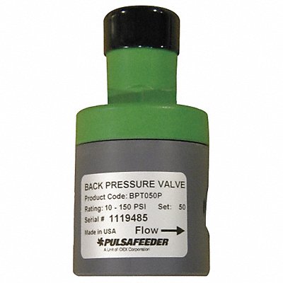 Valve Back Pressure GPM 15 316SS MPN:NA200001-316