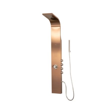 Brushed Bronze Stainless Steel Shower Panel-Santa Cruz Showerspa MPN:1033