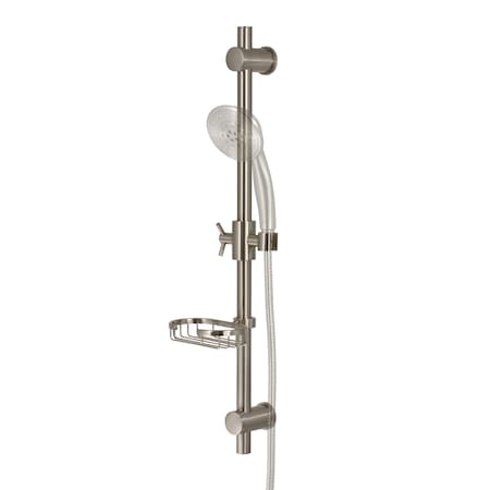 Brushed-Nickel Adjustable Slide Bar Showerspa Shower Panel Accessory MPN:1010-BN