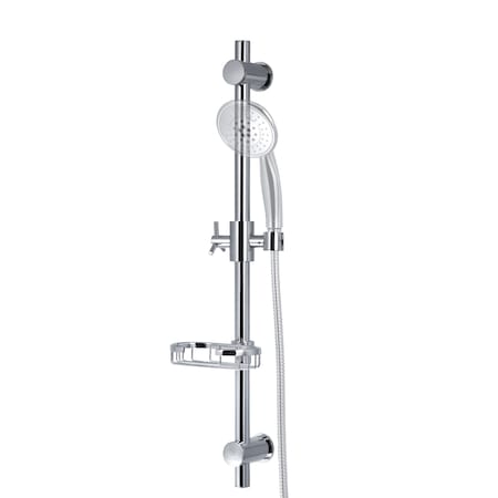 Chrome Adjustable Slide Bar Showerspa Shower Panel Accessory MPN:1010-CH