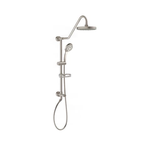 Shower System, Brushed Nickel, Wall MPN:1011-BN-1.8GPM