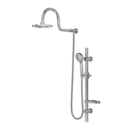 Shower System, Chrome, Wall MPN:1019-CH