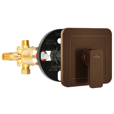 Trutemp Pressure Balance Valve W/Oil-Rubbed Bronze Trim Kit, Mounting Type: Wall MPN:3003-RIV-PB-ORB