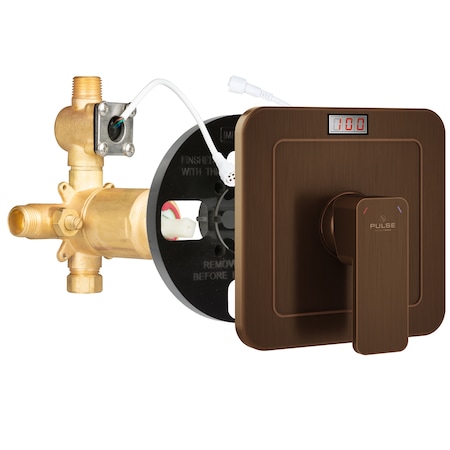 Led Trutemp Pressure Balance Valve W/Oil-Rubbed Bronze Trim Kit, Mounting Type: Wall MPN:3004-RIV-PB-ORB