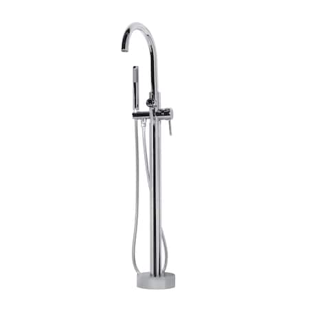 Chrome Freestanding Tub Filler W/Diverter MPN:3020-FSTF-CH