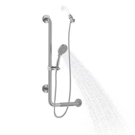 Ergoslidebar Stainless Steel Brushed-Left MPN:4001L-SSB