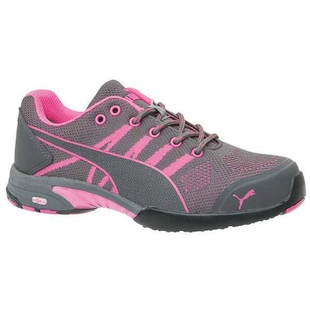 Women's Athletic Shoe, 6 1/2 Fabric Upper, Steel Toe, 4 in H, Gray, 642915 MPN:642915-6.5