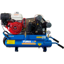 Puma TUE-8008HGE Portable Gas Air Compressor w/ Honda Engine 8 HP 8 Gallon Wheelbarrow 15 CFM TUE-8008HGE