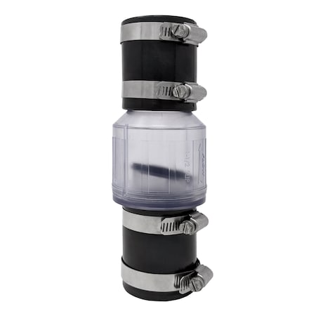 Silent Inline Check Valve Clear B 1-1/2 MPN:CV-150